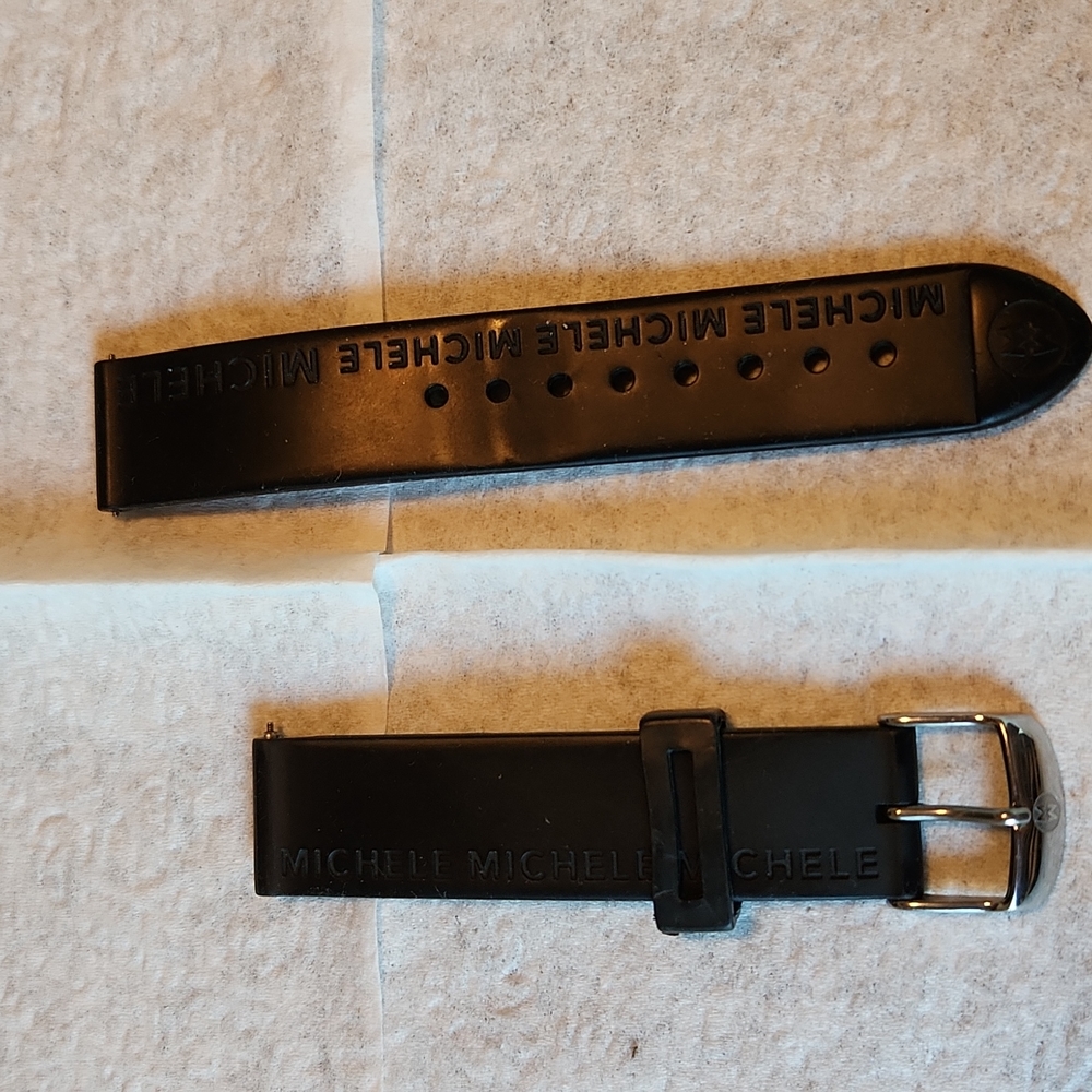 Michele rubber watchband size 20